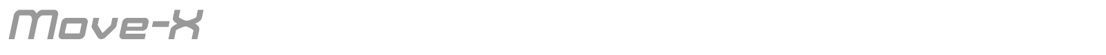 Move-X font preview